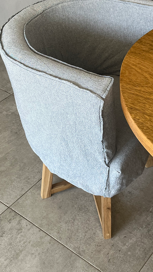 Silla Gervasoni enfundada