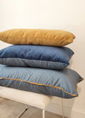 Juego de tres almohadones Pana