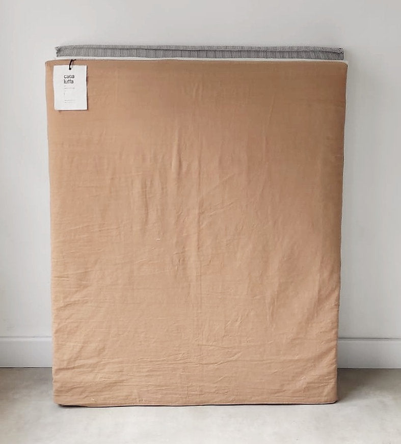 Respaldo Enfundado Algodón c/ vivo