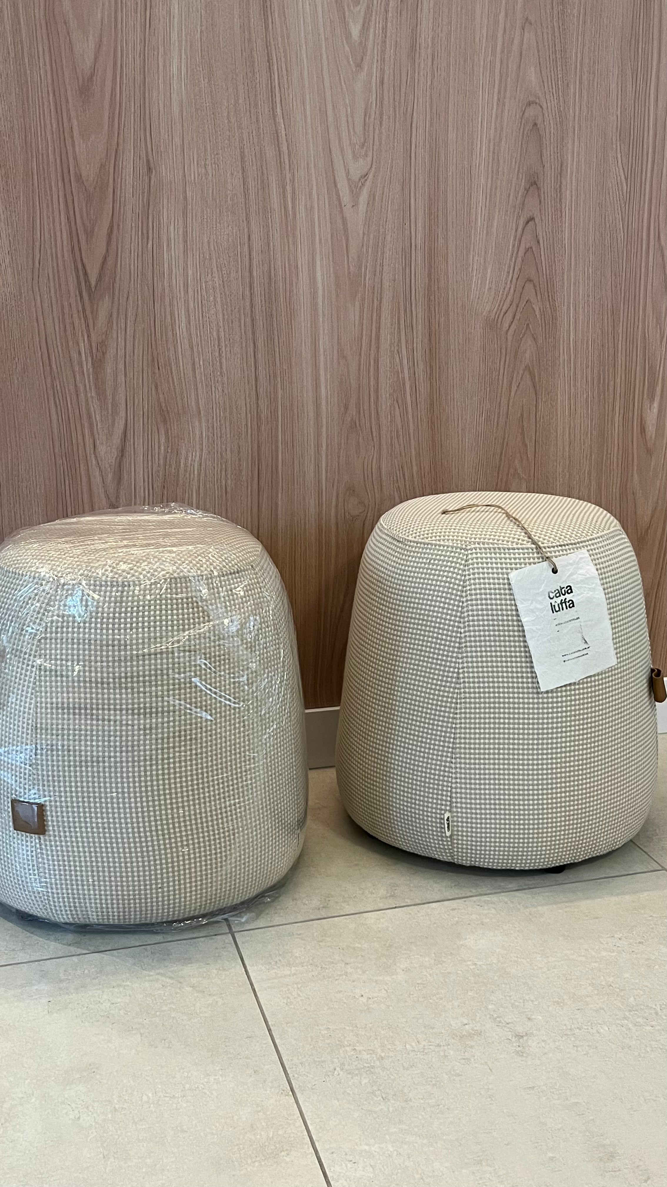 Puff #44 - Jacquard Beige