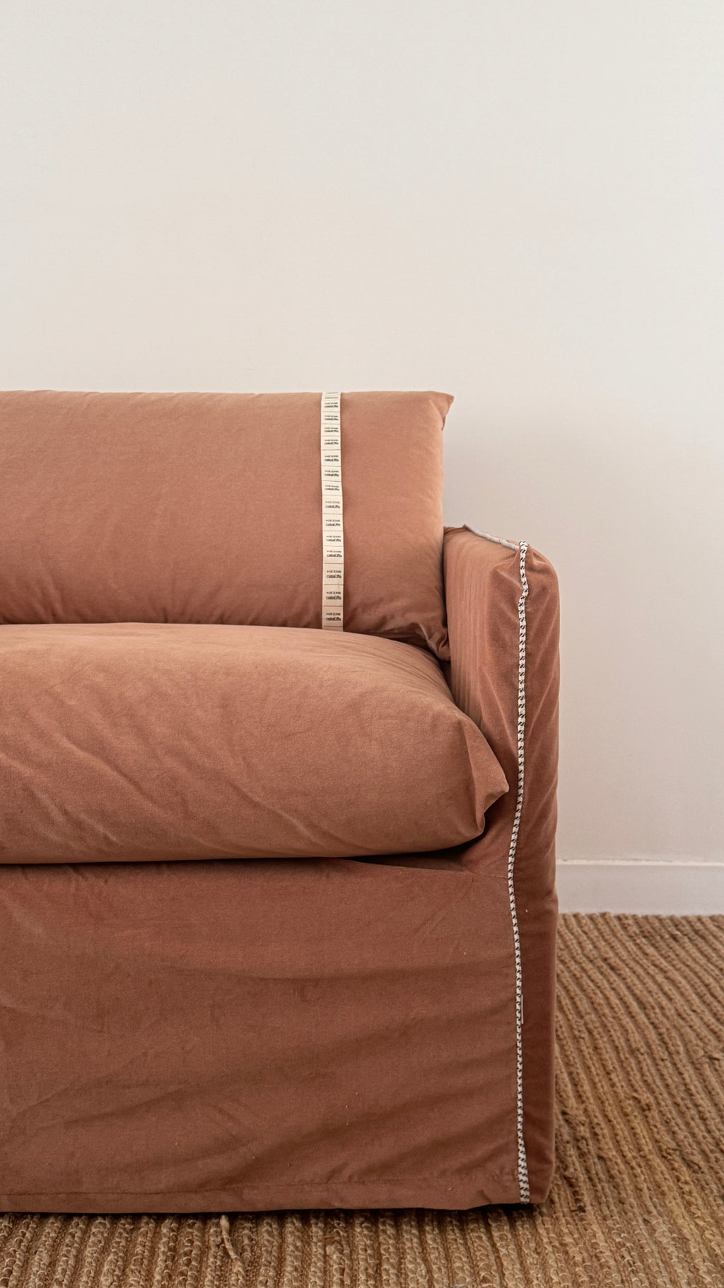 Sillón enfundado Catalina Individual | Funda removible lavable