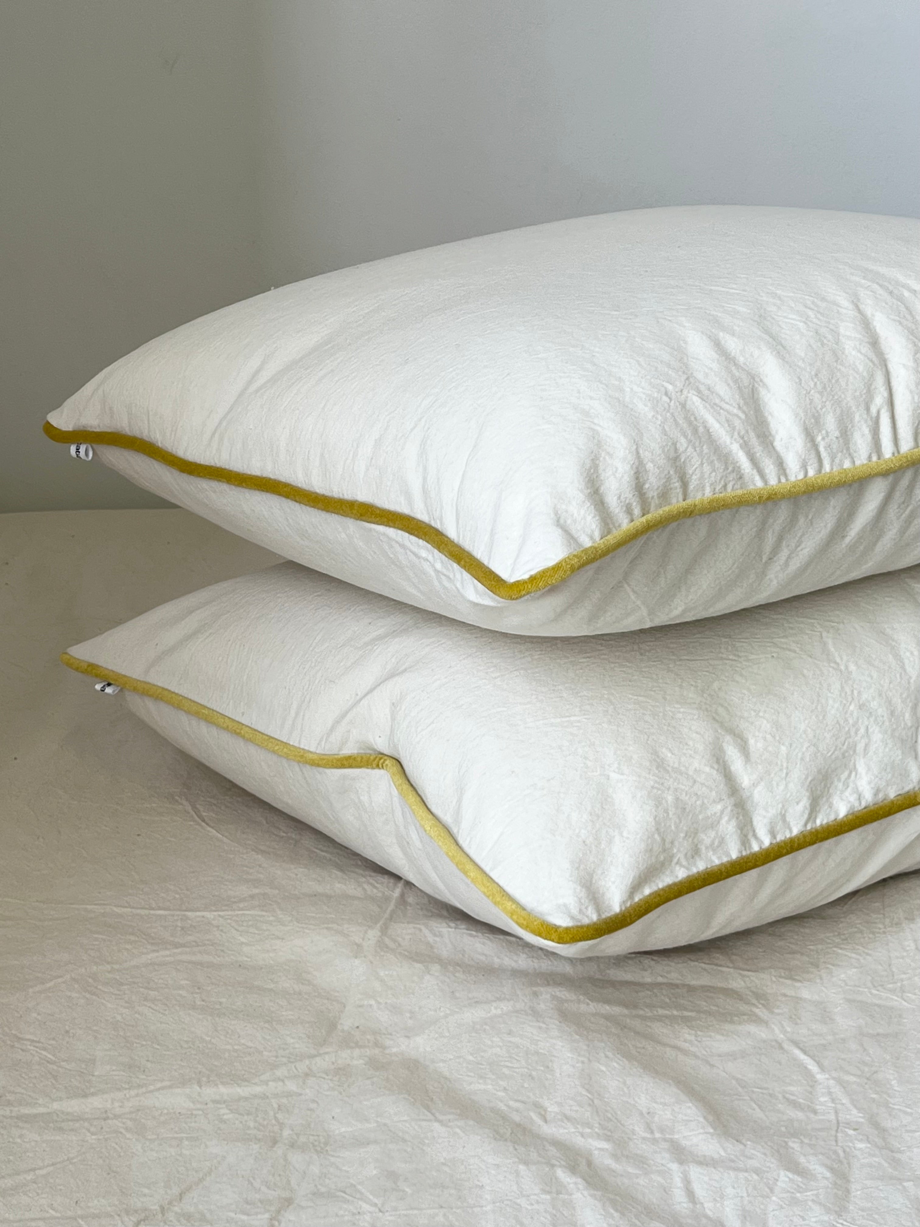 Almohadón Tusor Crudo / Sambayón Pana • 50x70 cm