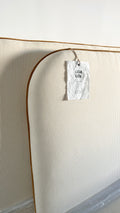 Respaldo de cama Curve Rayas Mostaza