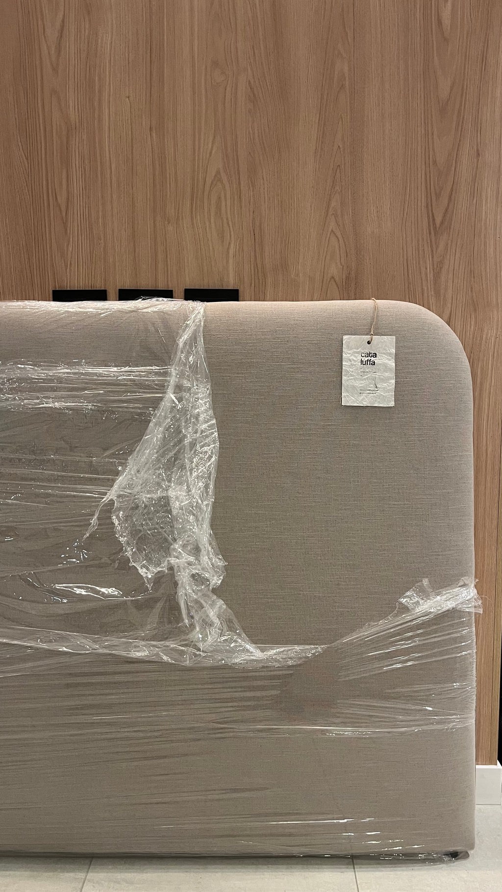 Respaldo de cama Curve Lino