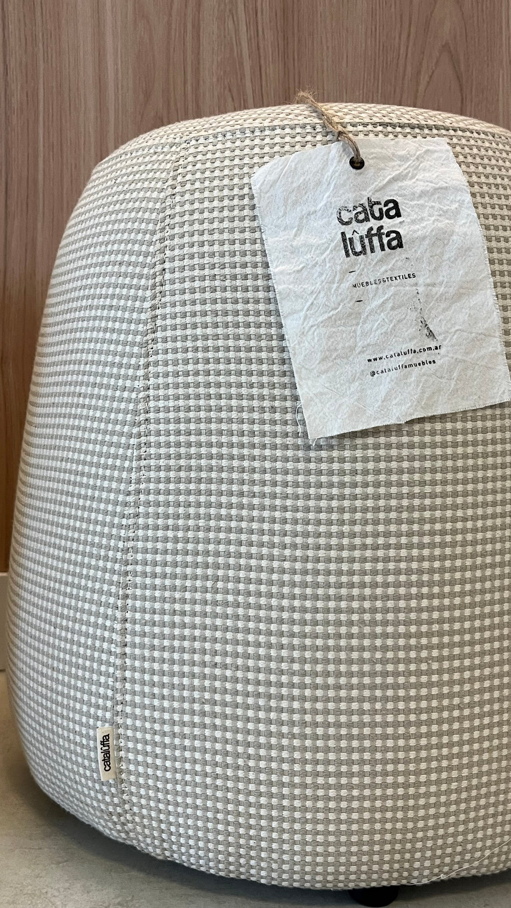 Puff #44 - Jacquard Beige