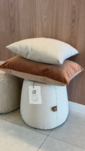 Puff #44 - Jacquard Beige