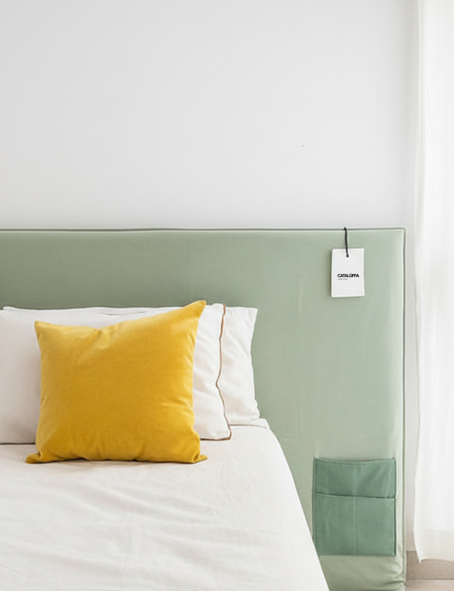 Respaldo Enfundado Pana/Tusor Reversible